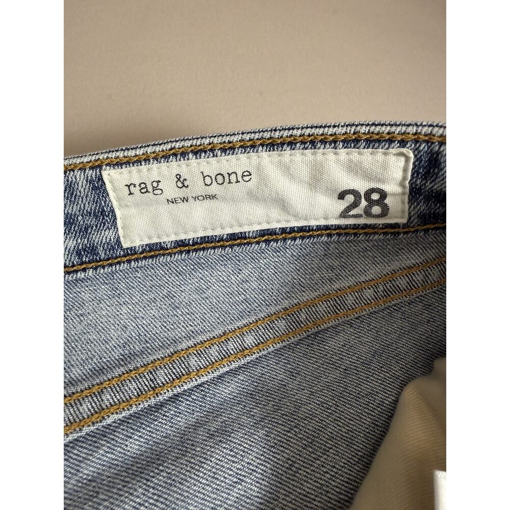 Rag & Bone Dre Low-Rise Slim Boyfriend Women's Jeans Stella Size 28 - Picture 9 of 14